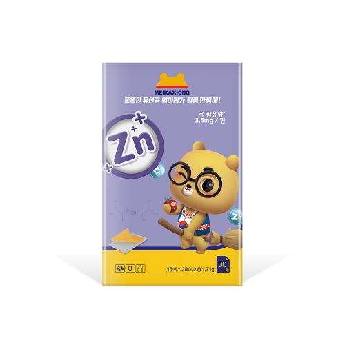 美卡熊苹果酵母复合口膜片（锌Zn）